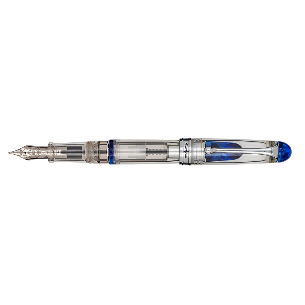 Aurora 88 Demonstrator Minerali Blue Fountain pen - Vulpen